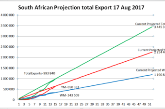 South African Export, projected for full year.